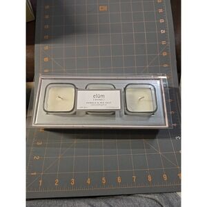 Elum Designs Home Pomelo & Sea Salt Votive Candle Gift Set Of 3 New Piluma LLC